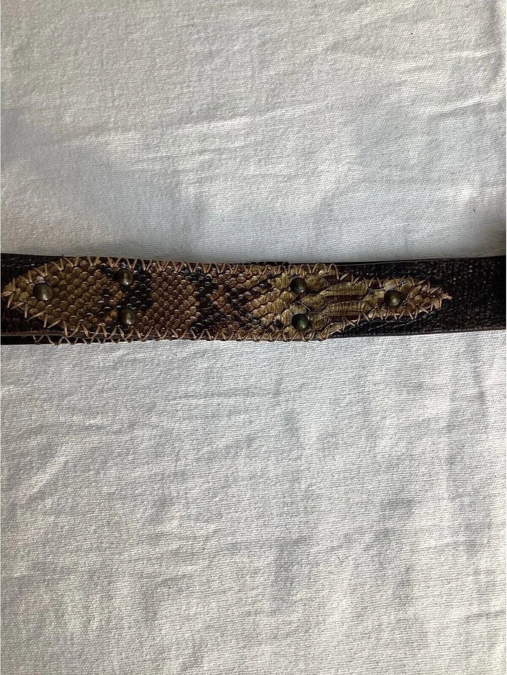 Beckon leather vintage belt size S